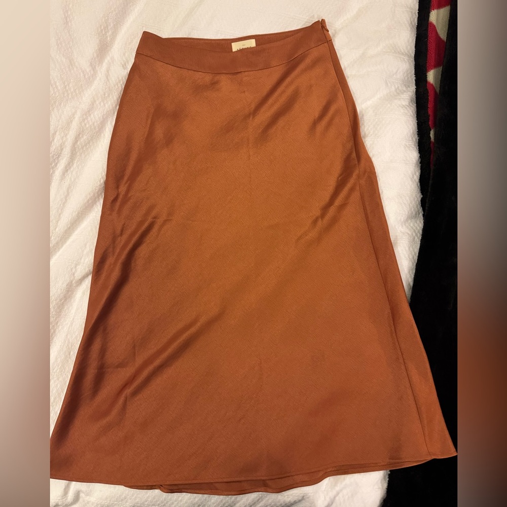 Sezane sandy skirt brown size 40